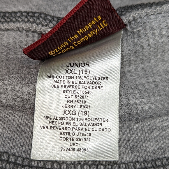 The Muppets 2008 Jerry Leigh Kermit The Frog Peace XXL Junior/Medium Adult - Picture 2 of 11